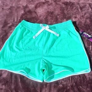 NWT Zone Pro Girl's Teal shorts